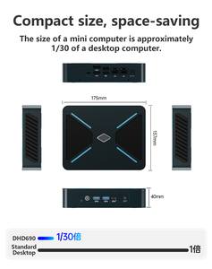 Oem Mini Pc 12 ° Mini Computer doppio Display Super potente ufficio Win11 Mini Computer - Product Image 5