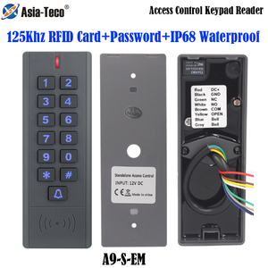 Dispositivo de sistema de control de acceso RFID Máquina 1000 Usuario 125Khz Puerta de entrada de proximidad RFID IP67 Impermeable A9 - Product Image 2