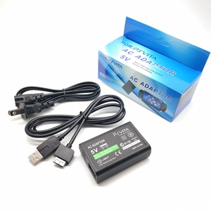For <strong>PS</strong> VITA Charger AC Adapter Power Supply With Charging Cable for <strong>PS</strong> VITA <strong>Game</strong> Console EU/US PLUG - Product Image 1