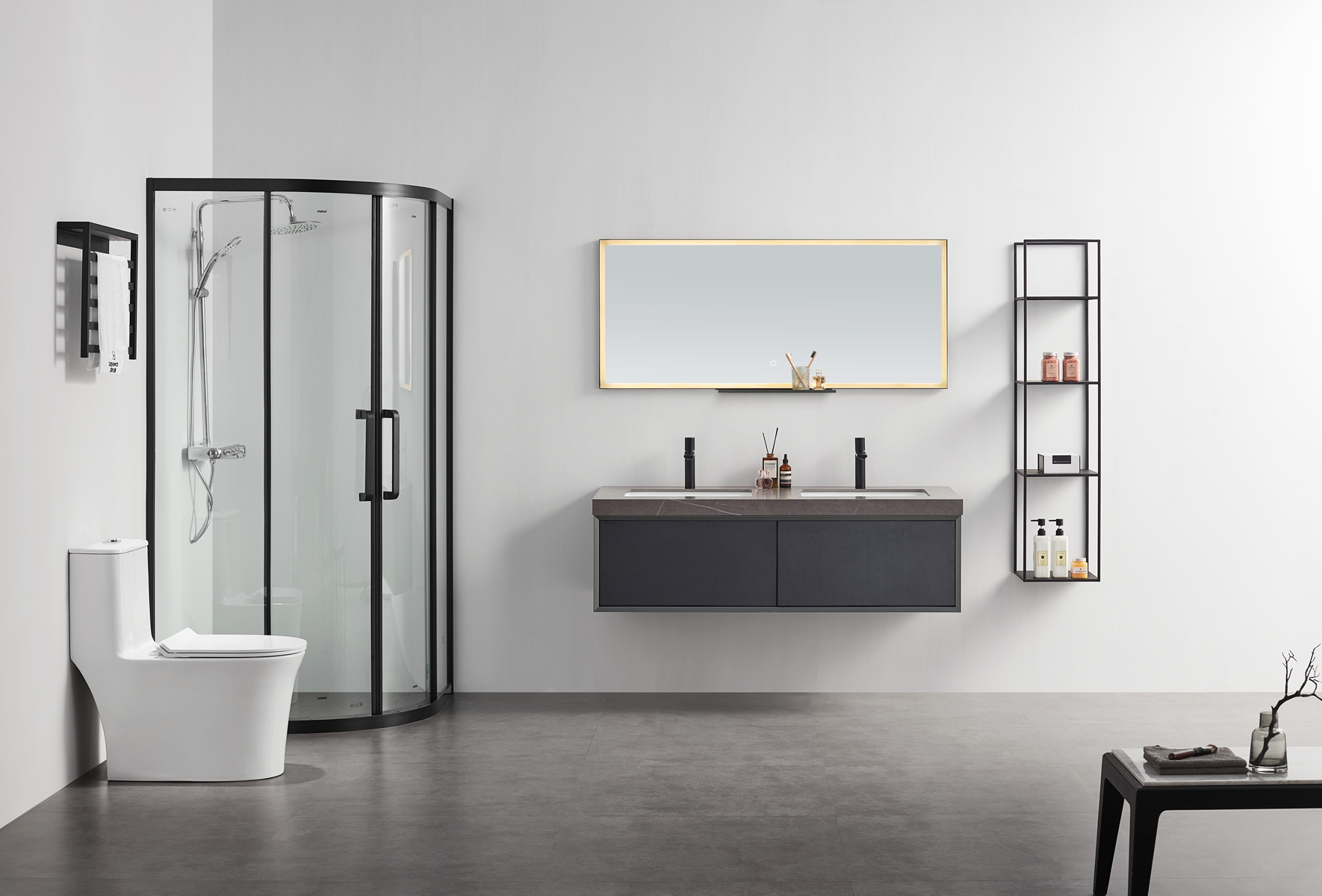 2021 modern bathroom vanity set with mirror