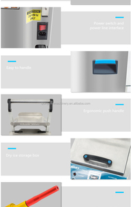 Ô tô khô Ice Cleaner xách tay decarbonization CO2 khô Ice nổ máy làm sạch - Product Image 5