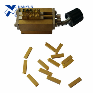 Números de sello de latón y acero tipo T/R, punzones de dígitos para HP-241, codificador de cinta de lámina caliente, máquina de codificación de fecha de rollo de tinta sólida de DK-1100 - Product Image 5