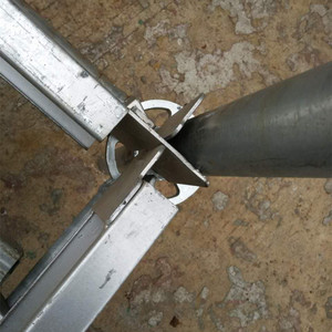 Ringlock Systems Andamio de madera/punta de acero para materiales de construcción Layher