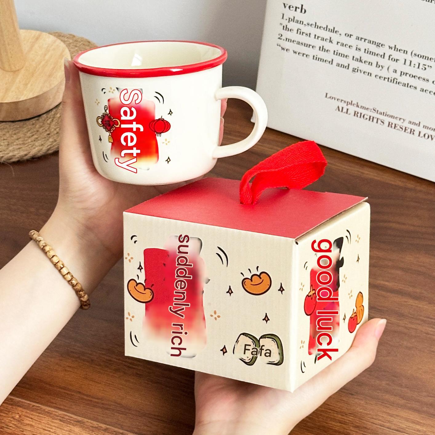 Taza individual "Peace" + caja de regalo