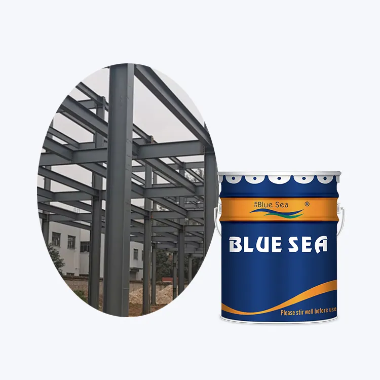 Çin fabrika sanayi bazlı boya epoksi çinko zengin astar sıvı kaplama yapısal çelik