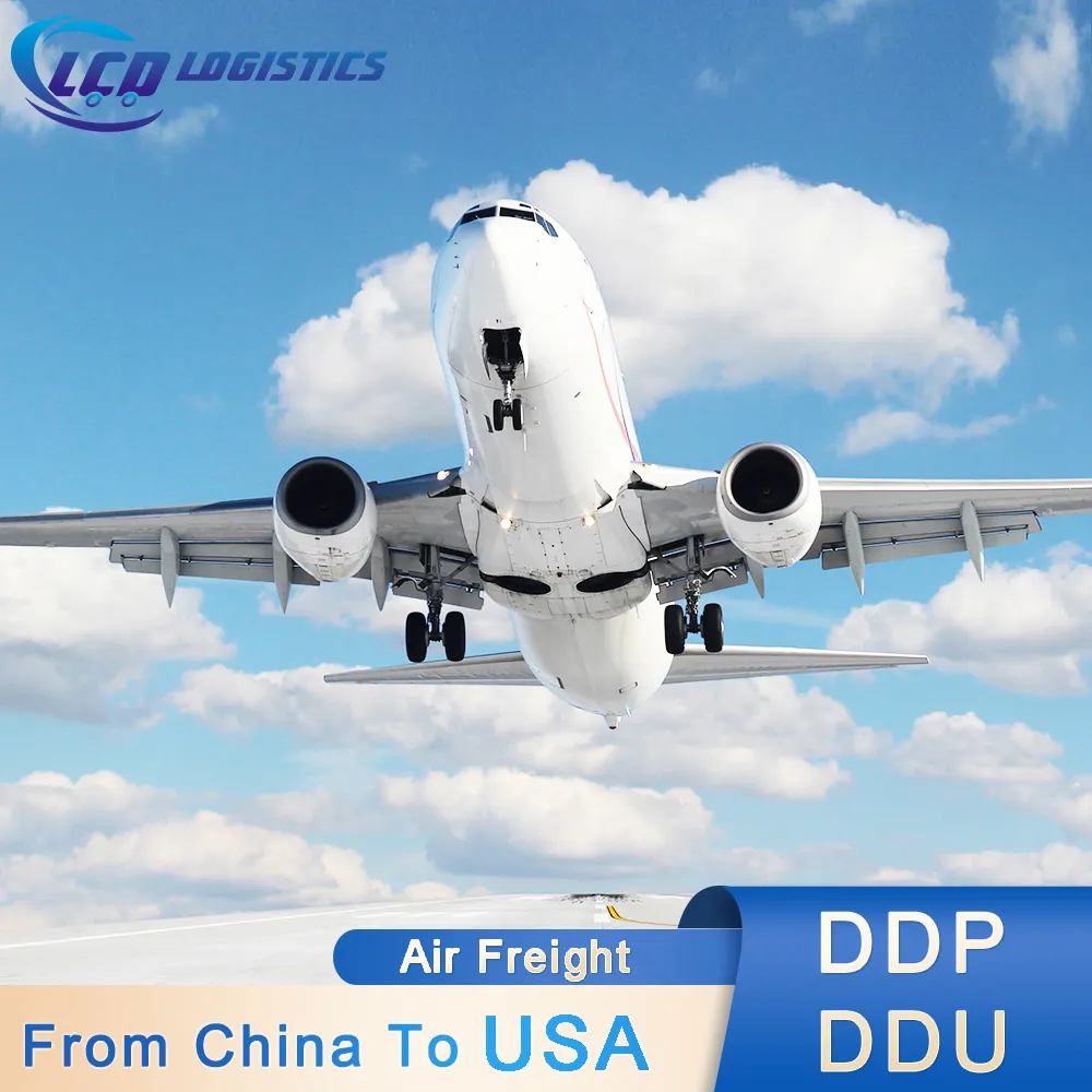 Agent logistique porte à porte bon marché de 500kg expédition aérienne transitaire de fret de la Chine vers les États-Unis par avion