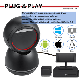 2DデスクトップQRコードリーダープラットフォームセルフヘルプ無指向性コードリーダーバーコードスキャナー - Product Image 4