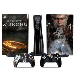 <strong>Customized</strong> Vinyl Skin Console Cover Sticker with 2 <strong>Controller</strong> Gamepad Skin Sticker for PS 5 - Product Image 2