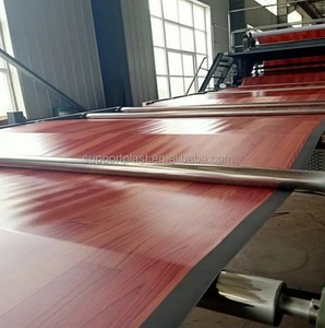 Tốt proformance kích thước khác nhau PVC chống trượt sàn Mat gỗ Vinyl tấm PVC Mat dây chuyền sản xuất - Product Image 1