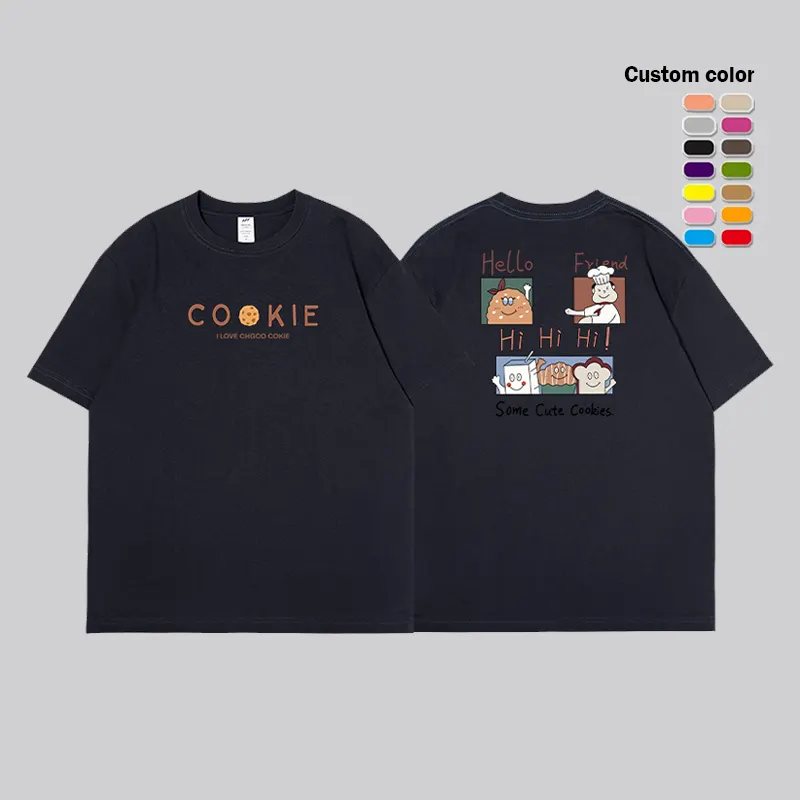 Camisetas de estilo vintage para hombre al por mayor, camisetas de gran tamaño para hombre, camisetas gráficas de anime de algodón para hombre, camisetas de hip hop