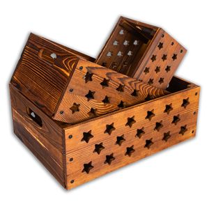 Декоративные деревянные ящики для хранения - Product Image 1