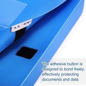 Caja de almacenamiento portátil de PP para la escuela, estuche de plástico para archivos de datos, A4 - Product Image 4