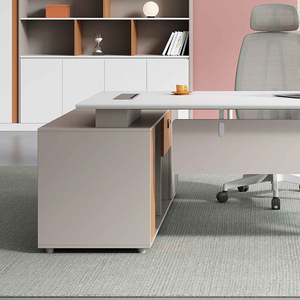 Modern Small Office Table Desk Furniture Home Executive Office Desk Staff Workstation Office Table <strong>Computer</strong> Desk - Product Image 5