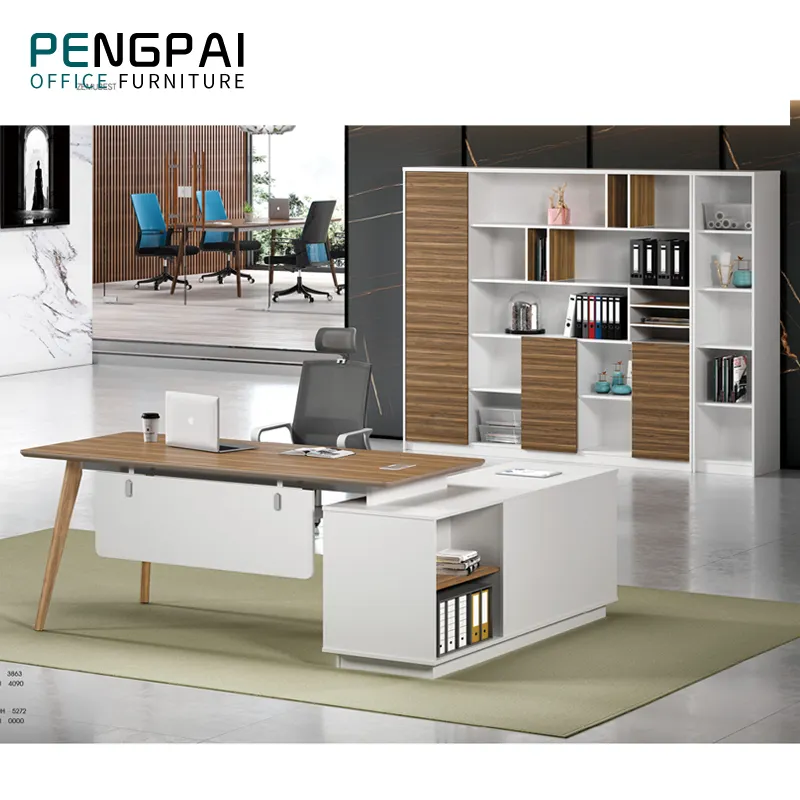 Pengpai Sekretär Büro tisch luxuriöse moderne Qualität einfache Büro Manager Tisch
