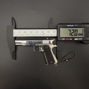 1:3 Mini 1911 alaşım oyuncak silah Model anahtarlık, olmayan ateş el yapımı tahsil hediye ile hareketli slayt ve gerçekçi detaylar - Product Image 5