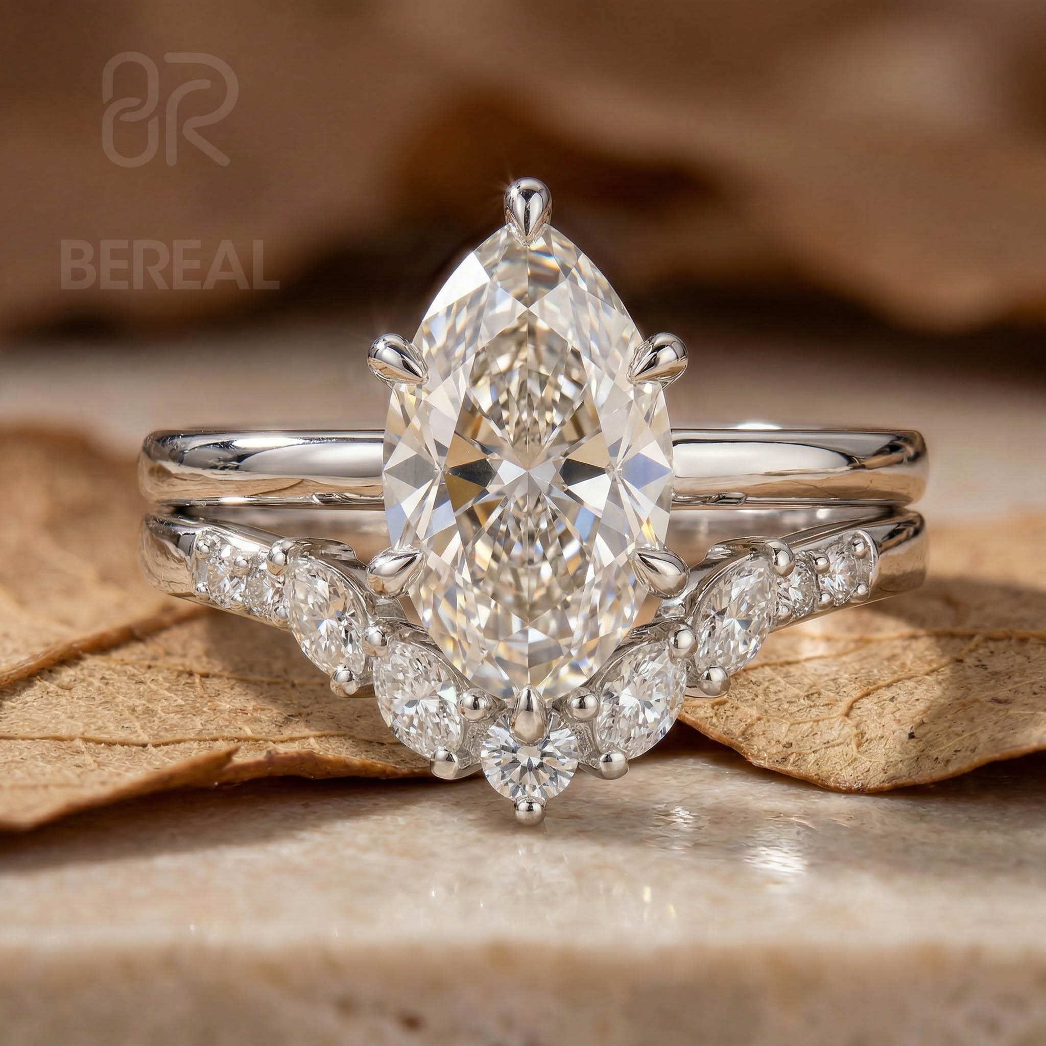 Bague marquise
