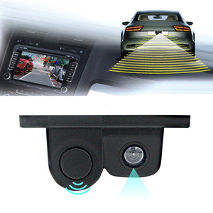 2 In 1 Auto Parking <strong>Sensor</strong> Sound Alarm Car <strong>Reverse</strong> Backup Cam Video Wide Angle Car HD Reversing Rear View <strong>Camera</strong> - Product Image 3
