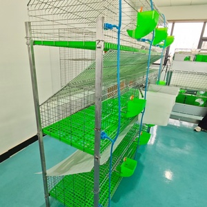 Mới nóng bán tùy chỉnh nhựa & mạ kẽm hàn dây lưới h-loại thỏ lồng - Product Image 5