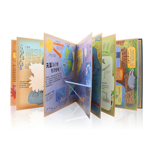 OEM彩色3D装帧故事书立体弹出打印书幼儿学习 - Product Image 4