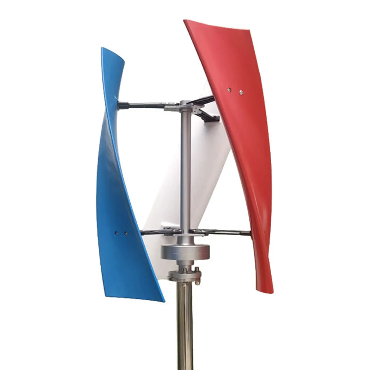 Generador de turbina eólica de eje Vertical de velocidad del viento de arranque bajo, ventilador de molino duradero de Potencia Híbrida para uso doméstico