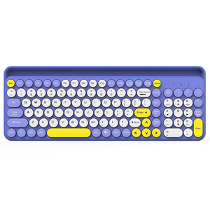 Teclado de ordenador para teléfono y tableta de 2,4G, teclado inteligente compatible con 3 dispositivos, teclado inalámbrico de 2 modos