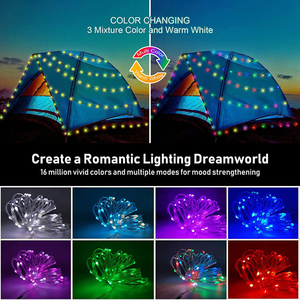 ストリートガーランドLedチューブロープライト屋外防水IP688モデルリモートコントロールカーテンクリスマスパーティー照明フェスティバル - Product Image 6