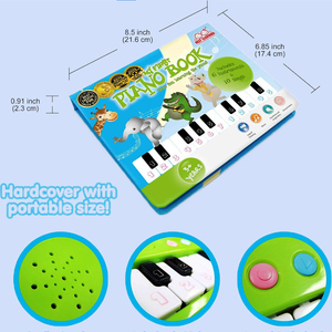 2024 OEMの子供たちがサウンドブックオーディオモジュールを学ぶ音楽スコアのある子供のためのボタンサウンドブックを押す - Product Image 4