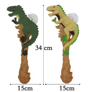 T-Rex ไฟ LED หมุนได้หลากสี, โดมไดโนเสาร์ฉายภาพไม้กายสิทธิ์ดิสโก้พร้อมเสียงคำราม - Product Image 2