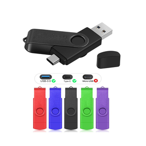 GITRA促销OTG USB 2.0闪存驱动器类型C旋转风格USB 3.0笔式驱动器笔记本电脑手机 - Product Image 1