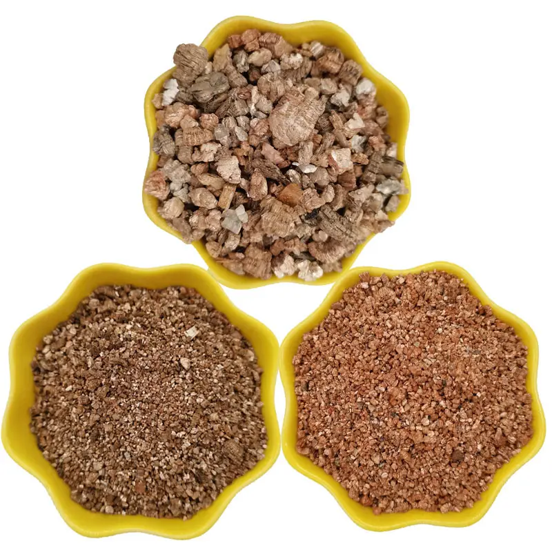 Hot Selling Supplier Bulk Vermiculite Expanded Vermiculite Gold red Vermiculite For Agriculture