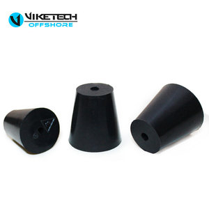 Lures Móc khóa cao su dừng lại màu đen có sẵn trong 5 kích cỡ - Product Image 4