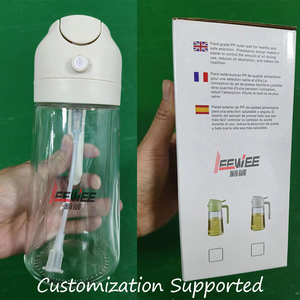 470ml thủy tinh dầu ô liu phun chai 2-in-1 dầu quả và phun cho nấu ăn nhà bếp Nồi chiên không khí salad BBQ - Product Image 3