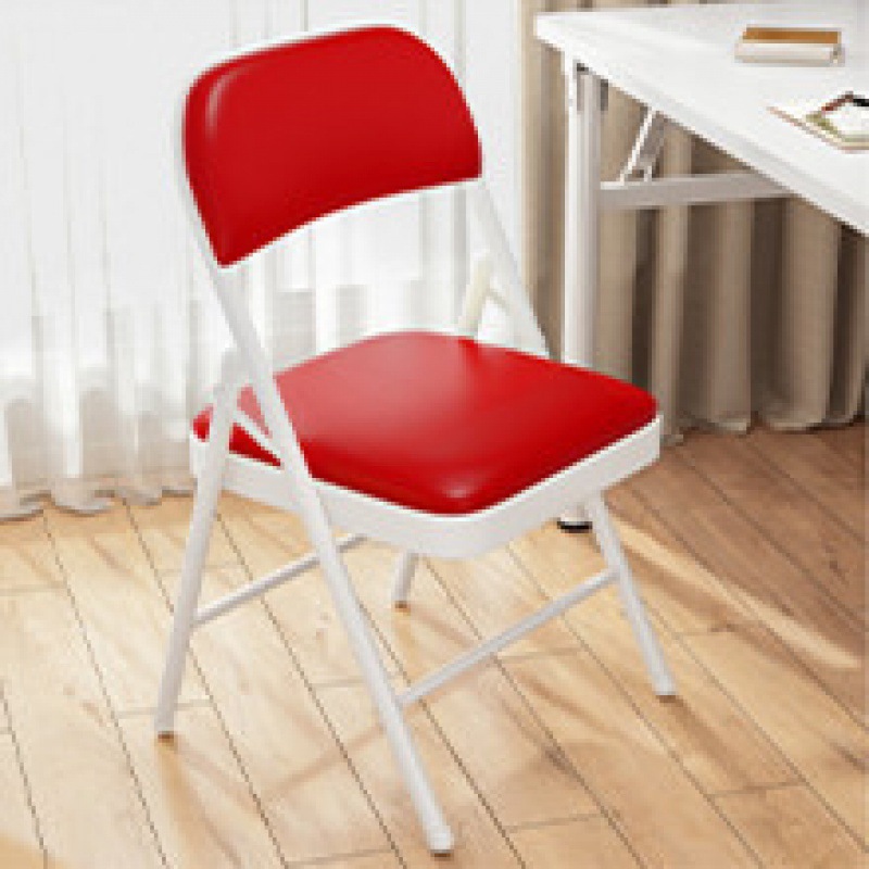 Rouge avec cadre blanc (finition cuir) -- Dongxu