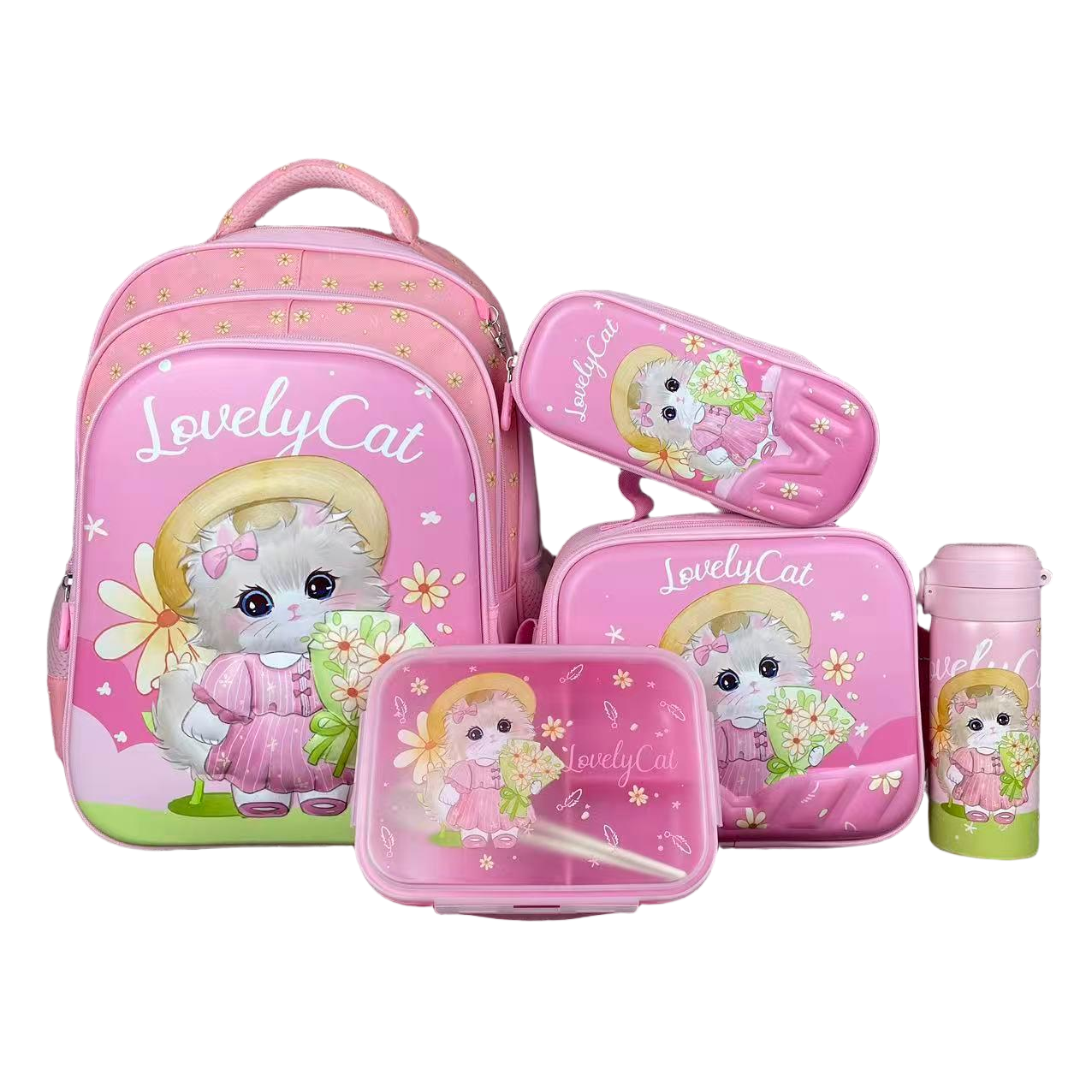 16.5 inches backpack cat 5 in 1 set