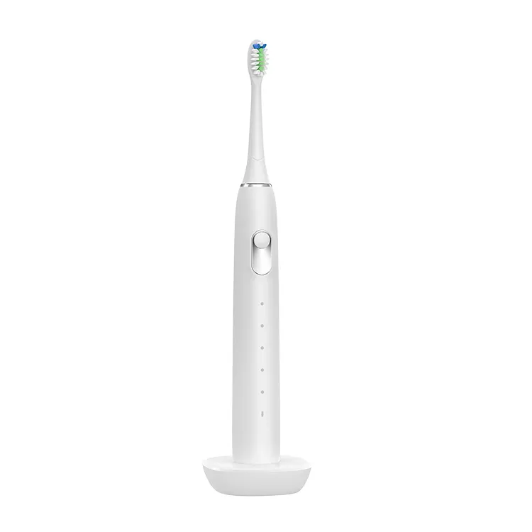 Brosse à dents électrique sonique avec 2 têtes de brosse à dents de rechange avec 5 modes 5 force de vibration pour adulte