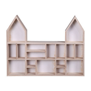 Nhà Gỗ Kệ Nổi Kệ Trưng Bày Hộp Gỗ Hình Bóng Hình Ngôi Nhà Cho Mô Hình Nhỏ - Product Image 1