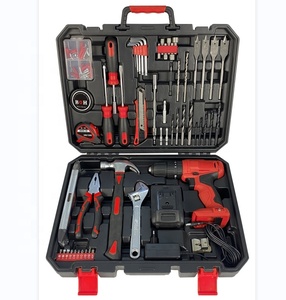 130件专业家用电动工具组组合工具组，带重型外壳 - Product Image 1