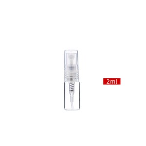 Mini Amber clear Capacity 2/<strong>2.5</strong>/3/5/10ml Glass Spray <strong>Perfume</strong> Samples Containers Packing Bottles with Screw Lid Custom logo - Product Image 3