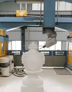 Modelo de escultura de alta calidad CNC espuma de madera máquina de grabado de 5 ejes enrutador CNC de 4 ejes con rotación de 360 grados - Product Image 4
