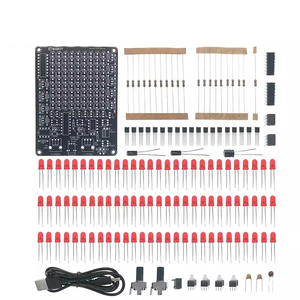 ชุดอิเล็กทรอนิคส์ LED แบบทำมือ CHA-81 DC4.5-9V ไฟติดตามโครงการบัดกรีเกม - Product Image 3