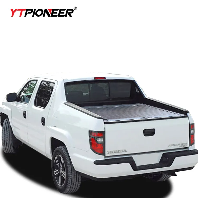 YTPIONEER Aluminium Hard Retract able Truck Pickup Bett abdeckung Manuelle Persenning für Honda Ridge line