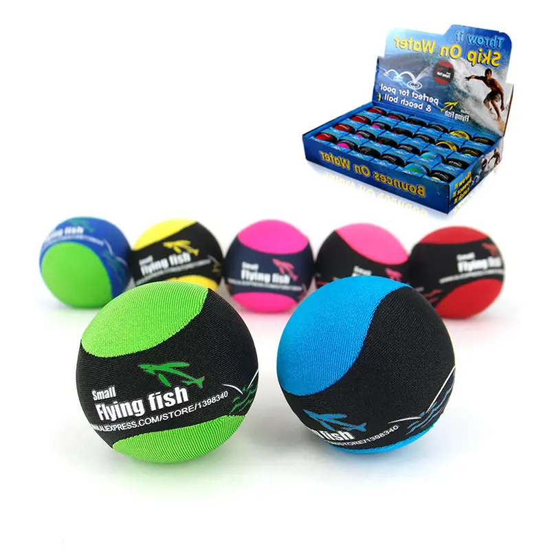 Skim Soft Water Skipping Skim Ball Super Tpr Griff Splash Water Bounce Ball für Spiele Wasser