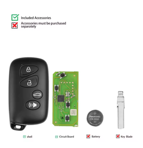 VVDI XM38 XSTO03EN XSTO01EN สำหรับ Toyota Lexus styal xhorse กุญแจอัจฉริยะรีโมทคีย์4A ชิป8A4D คีย์โปร - Product Image 6