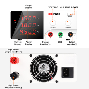 Kuaiqu 15V30A R-SPS1530เอาท์พุท12V 5V เอาท์พุทแล็ป DC เกณฑ์มาตรฐานแหล่งจ่ายไฟในห้องปฏิบัติการการเรียนการสอนทางเคมีชุบไฟฟ้าทดสอบอายุ - Product Image 2
