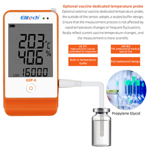 Elitech-GSP-6 Digital USB para medicina, registrador de datos en tiempo real, Registrador de temperatura y humedad - Product Image 4