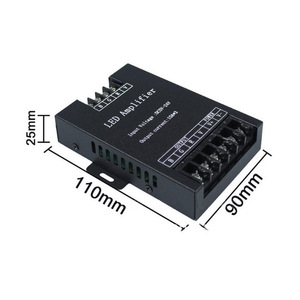 DC5V-24V 30A guscio di ferro Led Controller amplificatore di segnale 3CH per 5050 3528 2835 RGB nastro Led Console ripetitore di potenza - Product Image 2