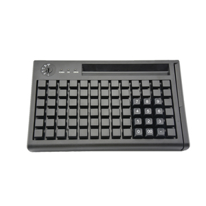 PS/2 + USB Dual Interface Membrane 78 Keys <strong>Programming</strong> POS <strong>Keyboard</strong> with MSR KB78M-S - Product Image 1