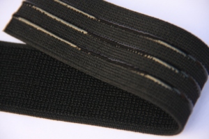 Gacent Factory <strong>Custom</strong> Spandex Polyester Silicone Coated Anti Slip <strong>Elastic</strong> Webbing for Sports Clothing Underwear - Product Image 4