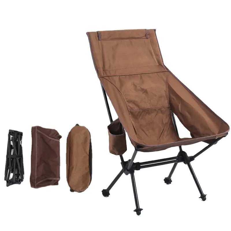 Fabricant de chaise de camping légère 600D à usage intensif chaise lunaire pliante chaise lunaire portable et légère pour pique-nique pêche chaise d'extérieur