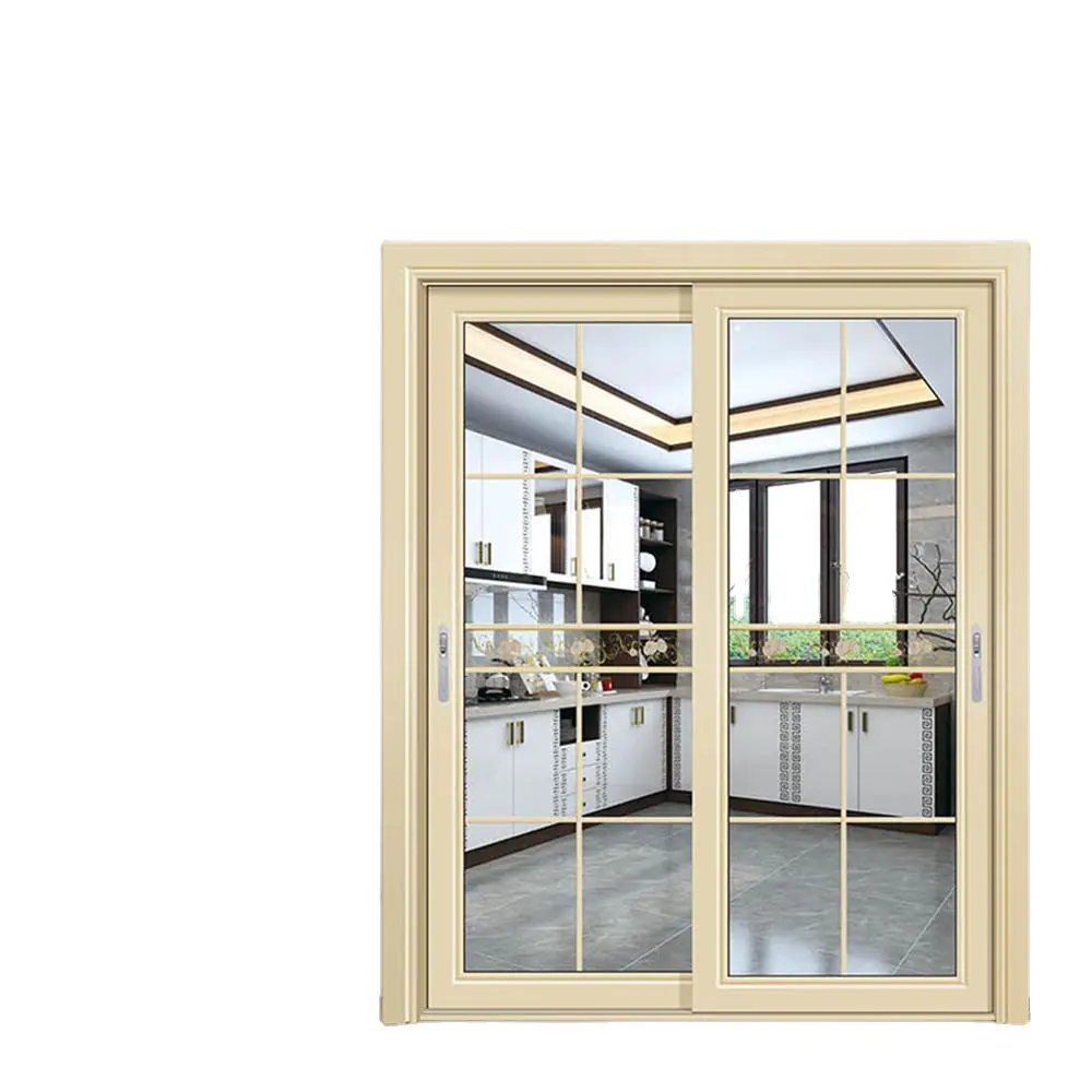 Profilé en aluminium CBDMART pour porte coulissante triple profilés de porte coulissante et de fenêtre en alliage d'aluminium Rail en aluminium pour porte coulissante